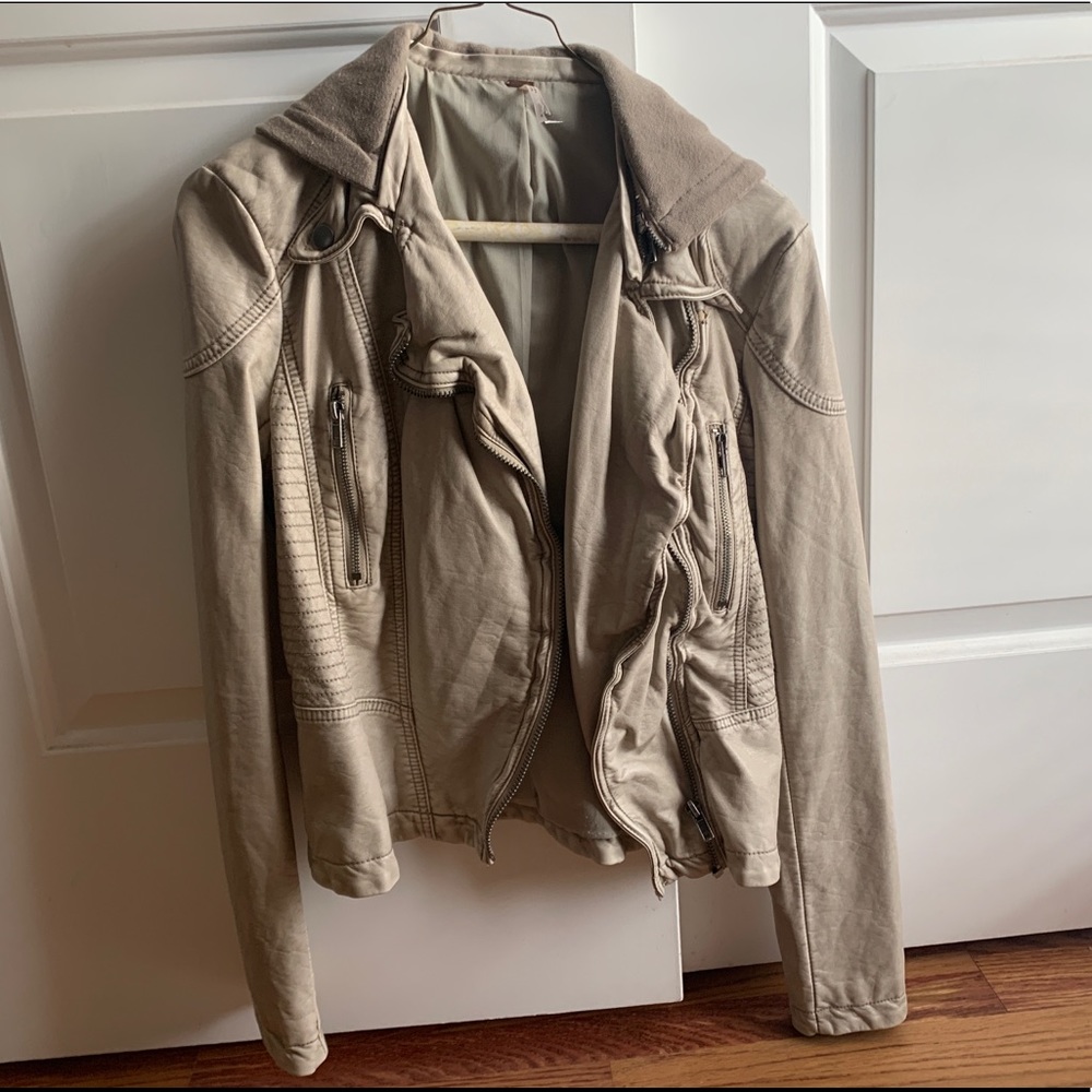 Free People Leather Jacket